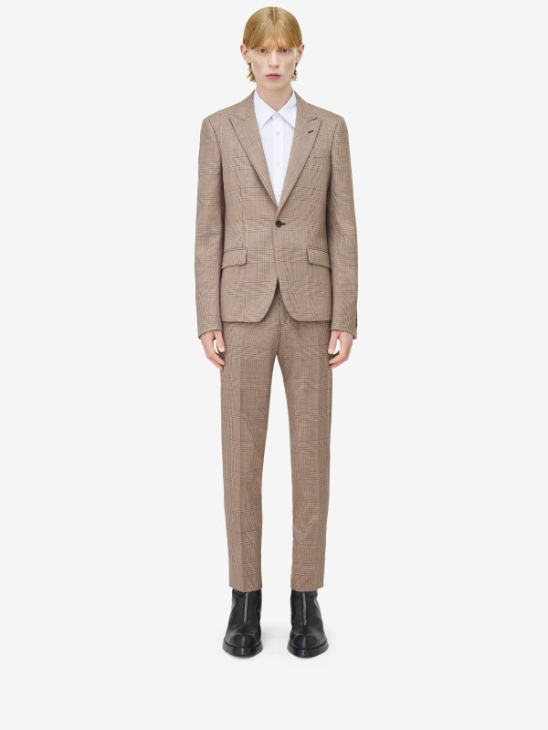 ALEXANDER MCQUEEN - London Check Single-breasted Jacket - Item 805885QUACN2118